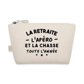 T-shirt Retraite, Apéro et Chasse Humour - Trousse biologique - nature - Devant