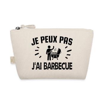 je peux pas j'ai barbecue - Trousse biologique - nature - Devant