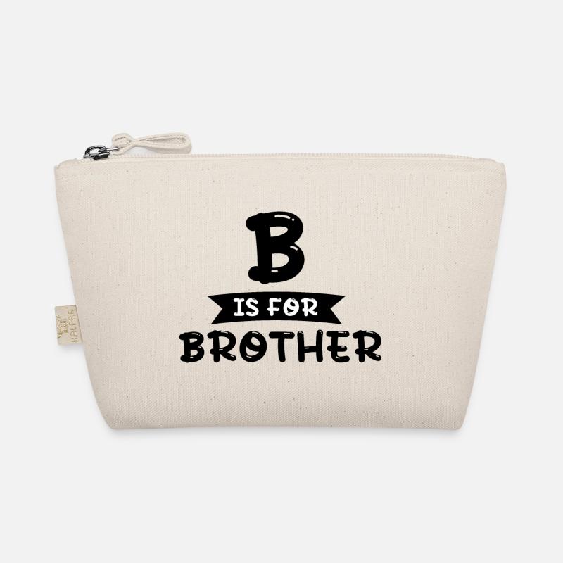 B is for Brother - Bio-Täschchen - Natur