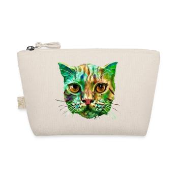 Bunte Katze - Bio-Täschchen - Natur - Vorne