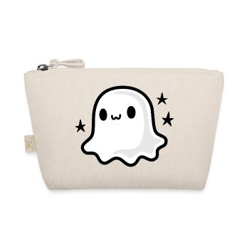 Cute Ghost - Organic Pouch - nature - Front