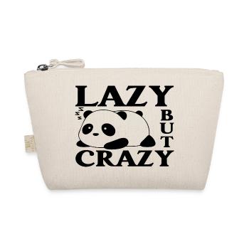 Lazy but Crazy - Organic Pouch - nature - Front