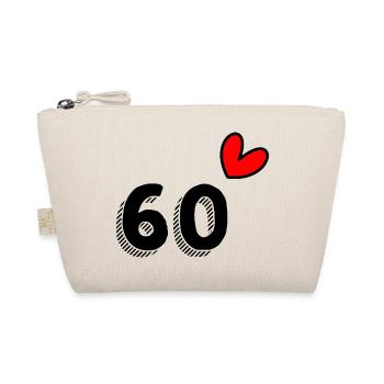 60. 60 ANS. 60e ANNIVERSAIRE. ANNIVERSAIRE 60 ANS. - Trousse biologique - nature - Devant