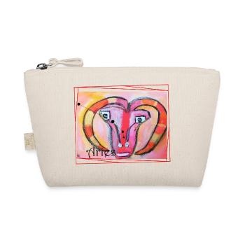 Aries Rainbow Celestial Art - Organic Pouch - nature - Front