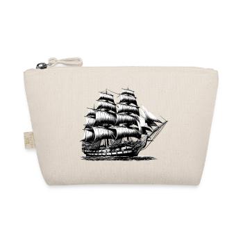 Altes Segelschiff - Bio-Täschchen - Natur - Vorne
