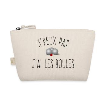 J'peux pas j'ai les boules / Boules de Pétanque - Trousse biologique - nature - Devant
