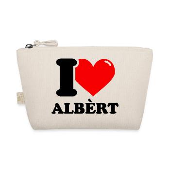 J'adore le prénom Albert - Trousse biologique - nature - Devant
