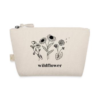 Wildflower - Floral Hippie Boho - Bio-Täschchen - Natur - Vorne