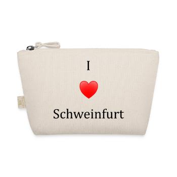 Ich liebe Schweinfurt - Bio-Täschchen - Natur - Vorne