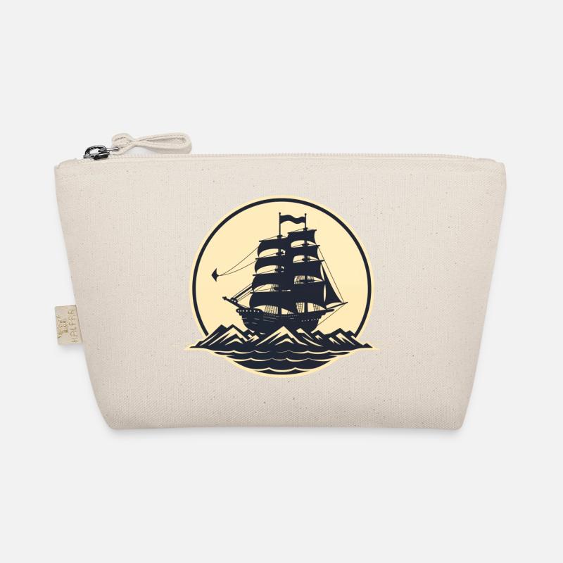 Piratenschiff - Bio-Täschchen - Natur