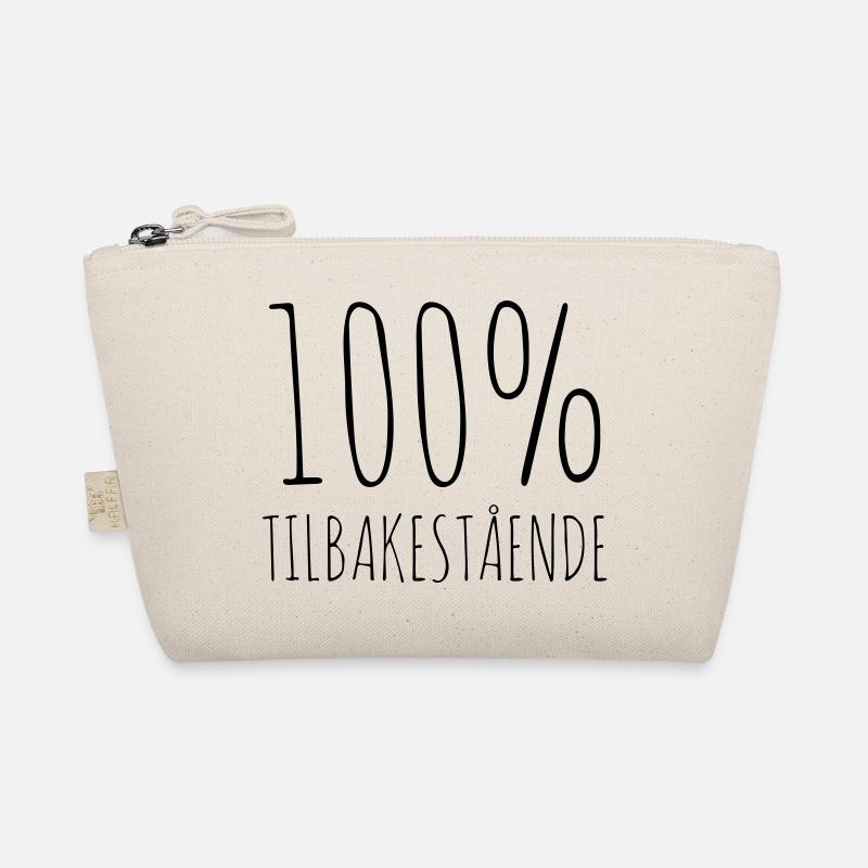 100 % rückwärts - Bio-Täschchen - Natur