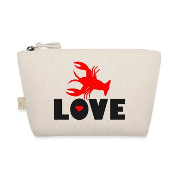 ❤️🦞I Love Lobster-Love Seafood-Best seafood - Organic Pouch - nature - Front