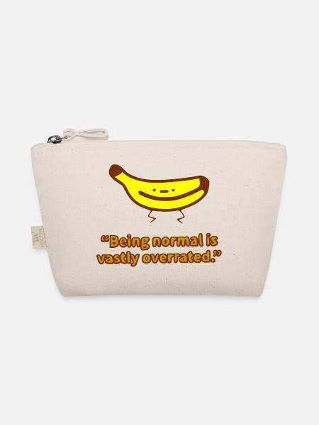 funny banana drama! - Bio-Täschchen - Natur - Vorne