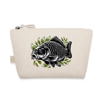 Carpe dans l’herbe noir-vert - Trousse biologique - nature - Devant