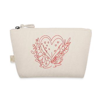 Liebe mich Valentinstag Alles Gute zum Valentinstag Valentinstag - Bio-Täschchen - Natur - Vorne