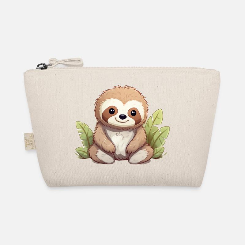 Kawaii Sloth - Bio-Täschchen - Natur