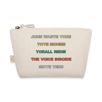 JONE WASTE YORE TOYE MONME YORALL REDIII THE VOICE - Bio-Täschchen - Natur - Vorne