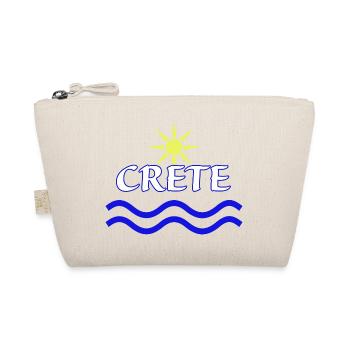 Sonne und Meer Kreta Logo Design - Bio-Täschchen - Natur - Vorne