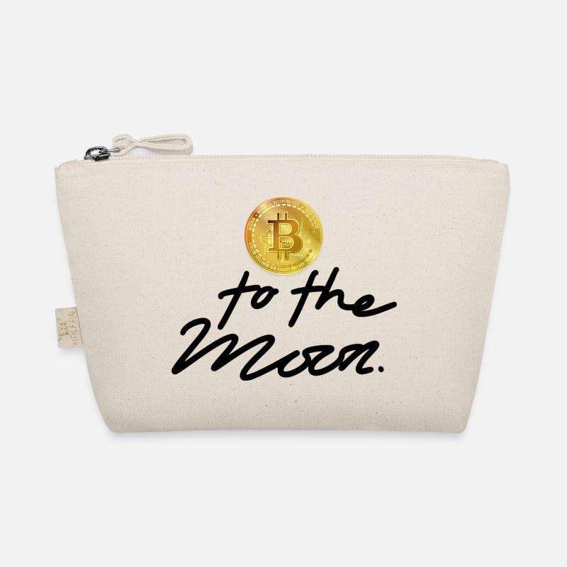 Krypto To the Moon 2 Bitcoin BTC Bio-Täschchen