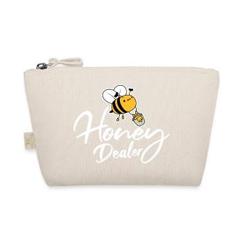 Honey Dealer Honey Merchant Cute Bees Beekeeper Quote - Organic Pouch - nature - Front