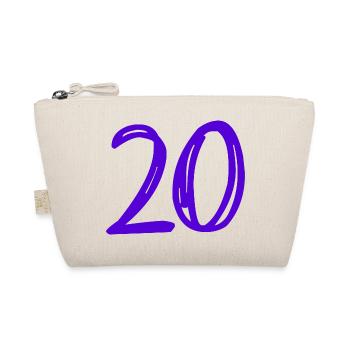 20. 20 ANS. 20e ANNIVERSAIRE. ANNIVERSAIRE 20 ANS. - Trousse biologique - nature - Devant
