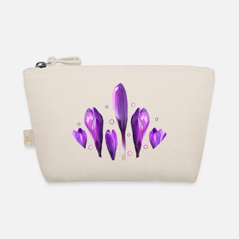 Crocuses Spring Spring Beginning Organic Pouch