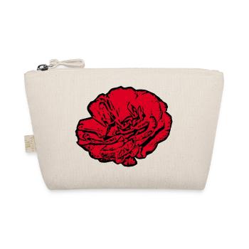 Fleur Rouge Fleur Rouge Cadeau Fête des Mères - Trousse biologique - nature - Devant