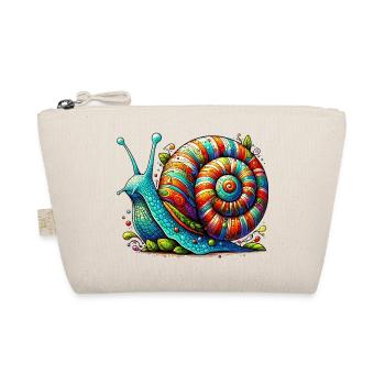 Schnecke - Bio-Täschchen - Natur - Vorne