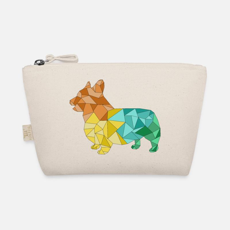 CORGI geometrisch bunt Bio-Täschchen