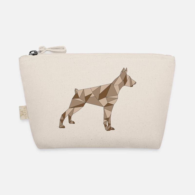 geometrisch braun DOBERMAN Bio-Täschchen