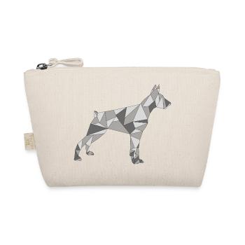 GEOMETRIC DOBERMAN - Organic Pouch - nature - Front