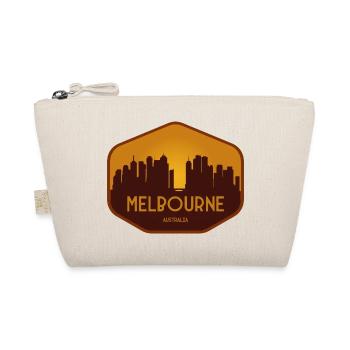 Melbourne Skyline Badge - Trousse biologique - nature - Devant