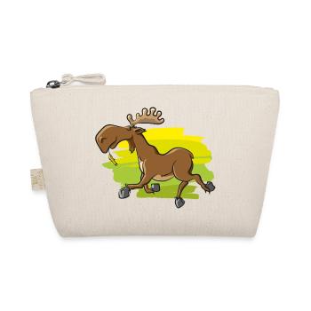 Funny Moose - Organic Pouch - nature - Front