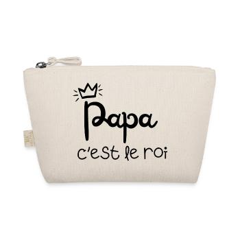 Daddy is the king - Organic Pouch - nature - Front