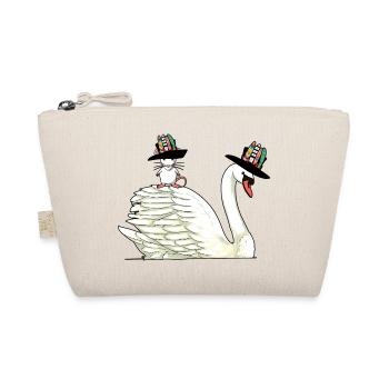 Swan Mouse Rodent Bird Hippie Friends Animals Child - Organic Pouch - nature - Front