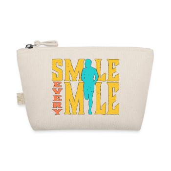 Smile Every Mile 5 - Bio-Täschchen - Natur - Vorne