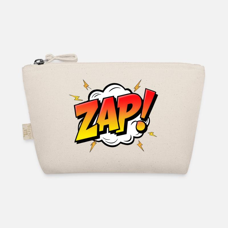 ZAPPEN! - Ein dynamischer Comic-Ausruf Bio-Täschchen