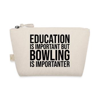 Bowling Bowling Bowling - Organic Pouch - nature - Front