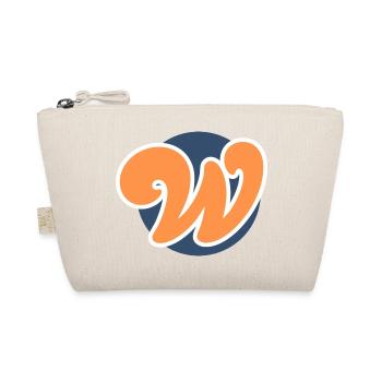 Letter w orange sport - Organic Pouch - nature - Front