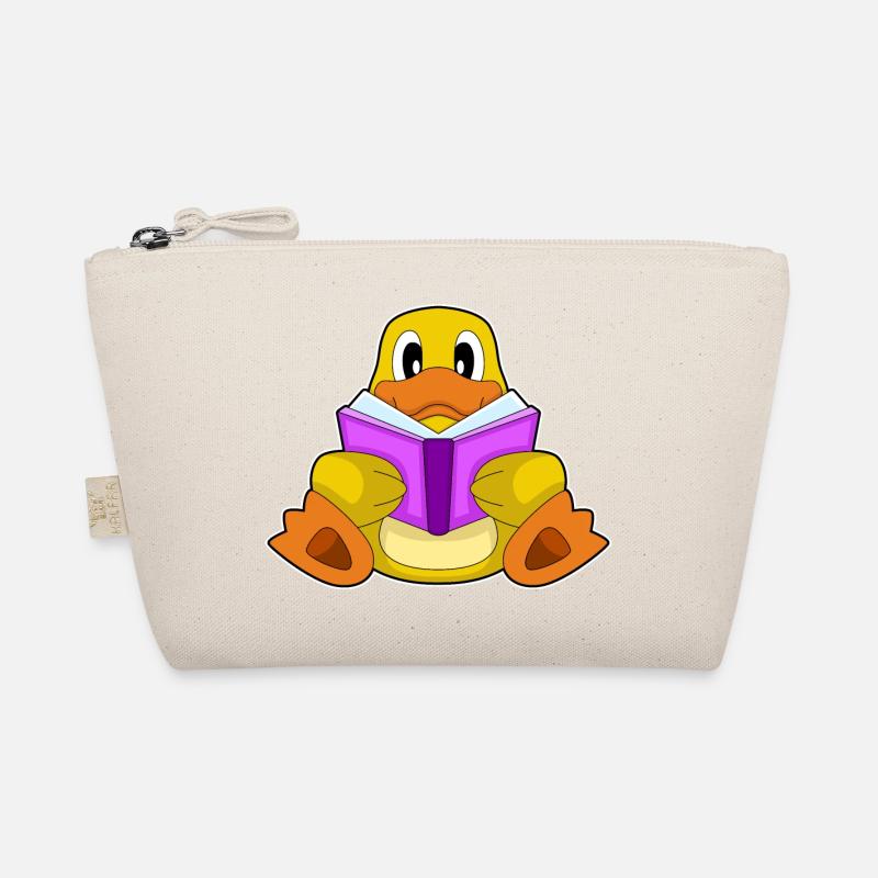 Ente Nerd Buch  Bio-Täschchen