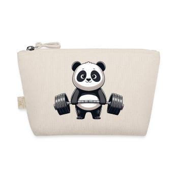 Cool Panda Haltérophilie Haltère Fitness - Trousse biologique - nature - Devant