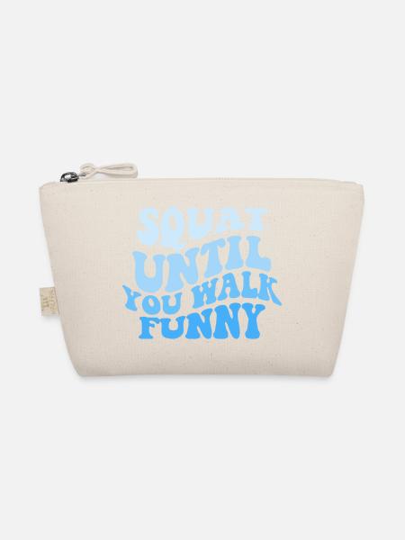Squat untill You Walk Funny - Bio-Täschchen - Natur - Vorne