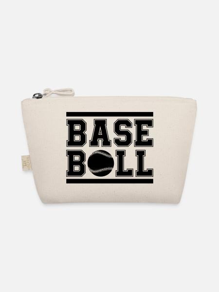 baseball - Bio-Täschchen - Natur - Vorne
