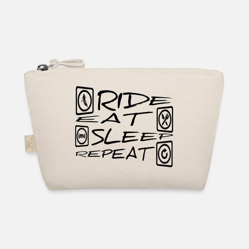 Ride Eat Sleep Repeat Bio-Täschchen
