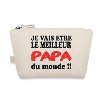 JE VAIS ETRE LE MEILLEUR PAPA DU MONDE - Trousse biologique - nature - Devant