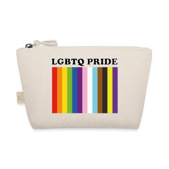 LGBTQ Pride Inclusive Pride Colors - Organic Pouch - nature - Front