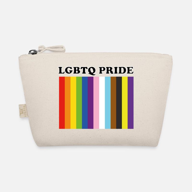 LGBTQ Pride Inklusive Pride-Farben Bio-Täschchen