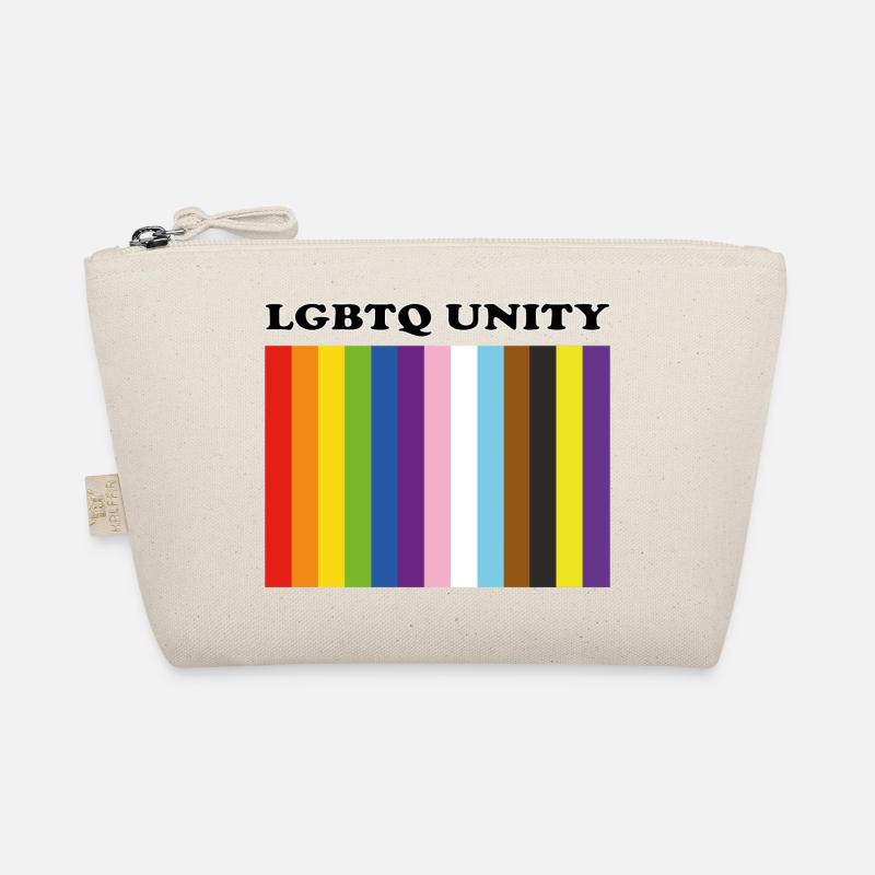 LGBTQ Pride Unity Inklusive Pride-Farben Bio-Täschchen
