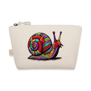 Schnecke - Bio-Täschchen - Natur - Vorne