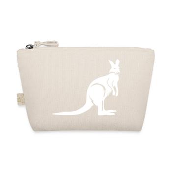 Kangaroo Australia Animal Logo Illustration Icon - Organic Pouch - nature - Front